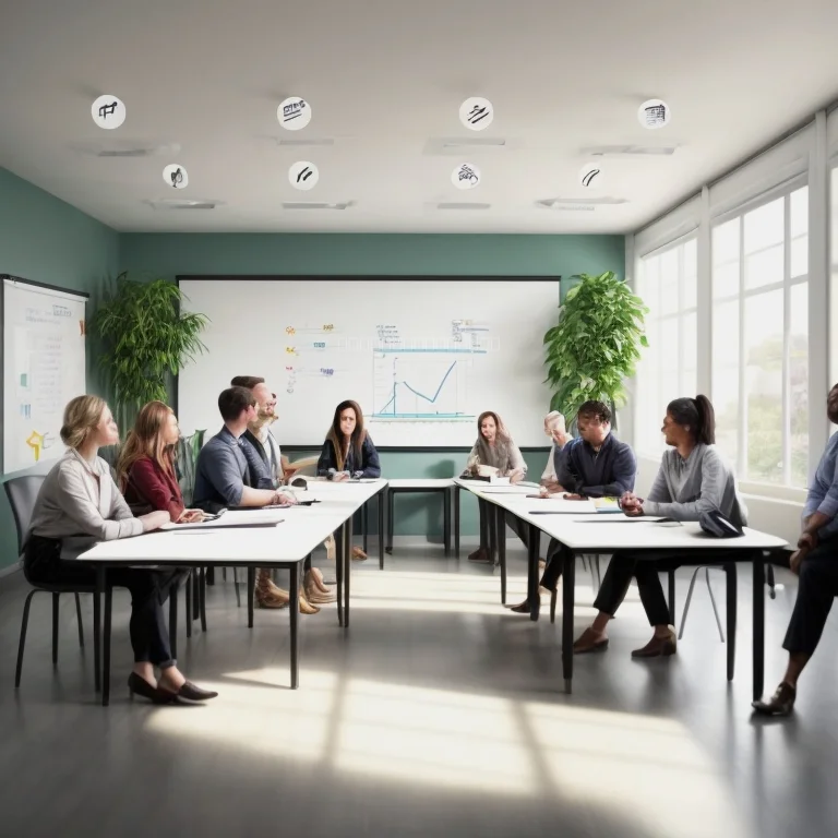 Ilustración de crecimiento ético en economía